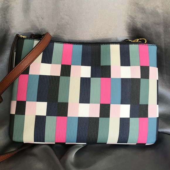 SOLD💸💸Fossil Devon Crossbody Bright Multi - Picture 2 of 8